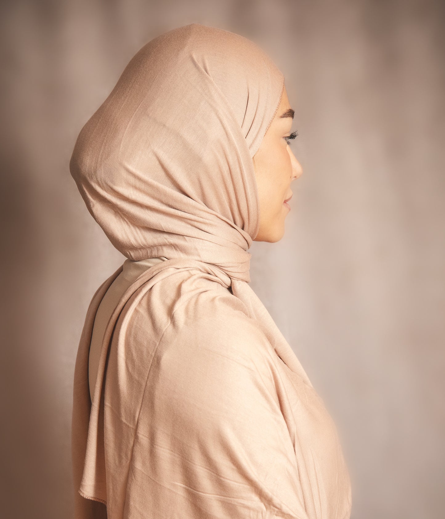 Hijab Jersey Rose Poudré