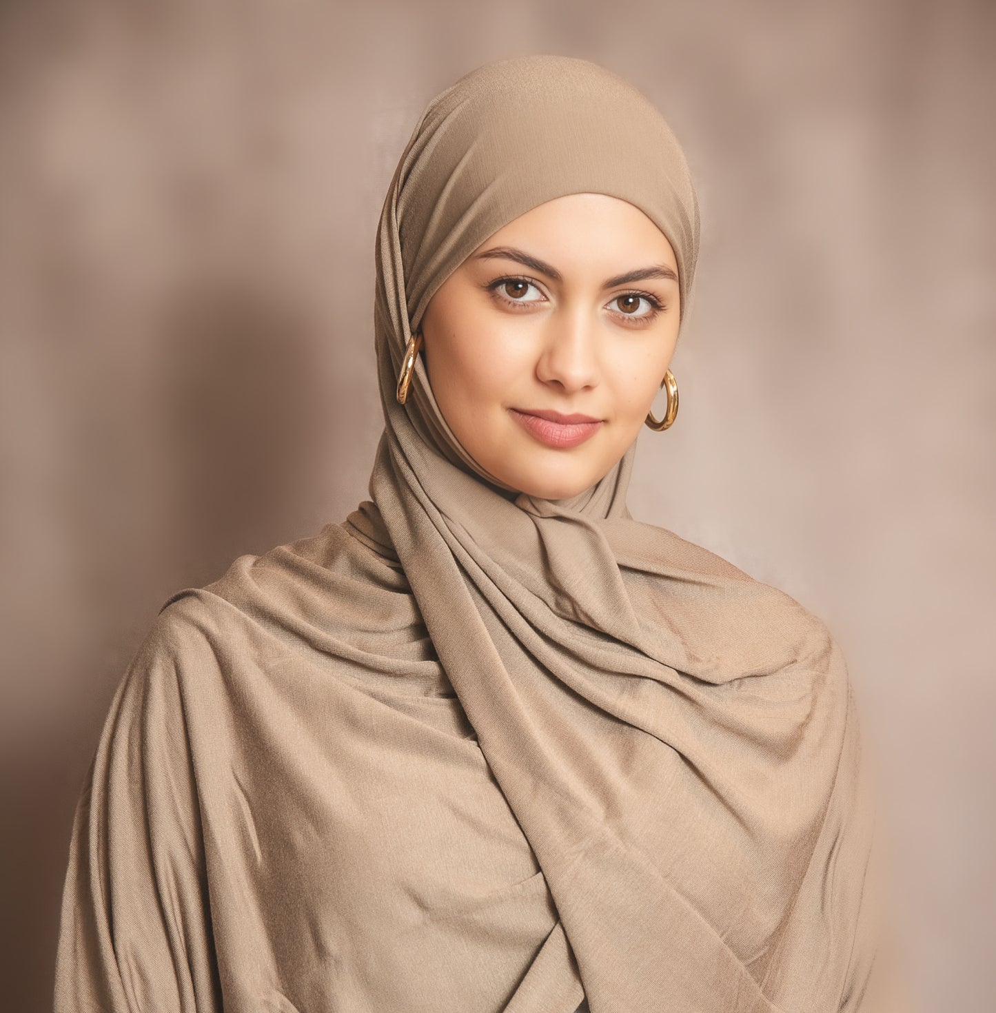 Hijab Jersey Taupe