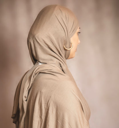 Hijab Jersey Taupe