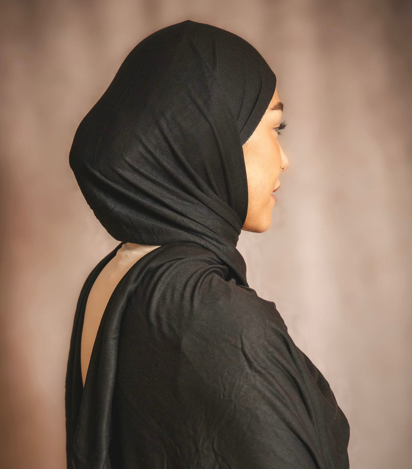 Hijab Jersey Noir