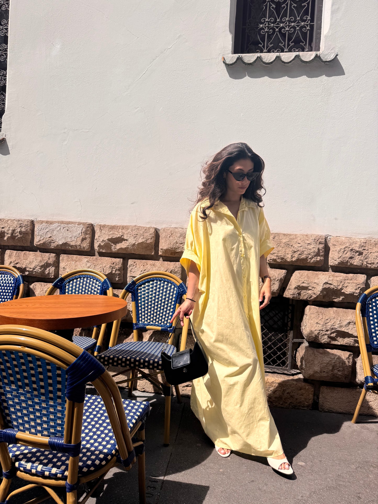 Robe chemise longue
